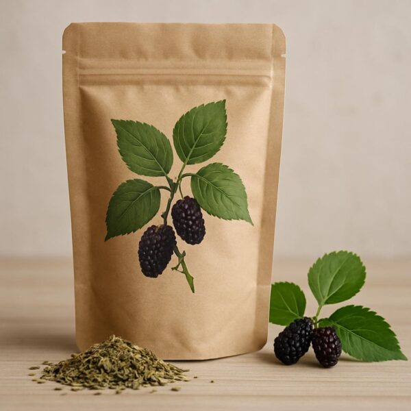 Mullbärs te lösvikt 100 gram med flergångs tefilter och skopa